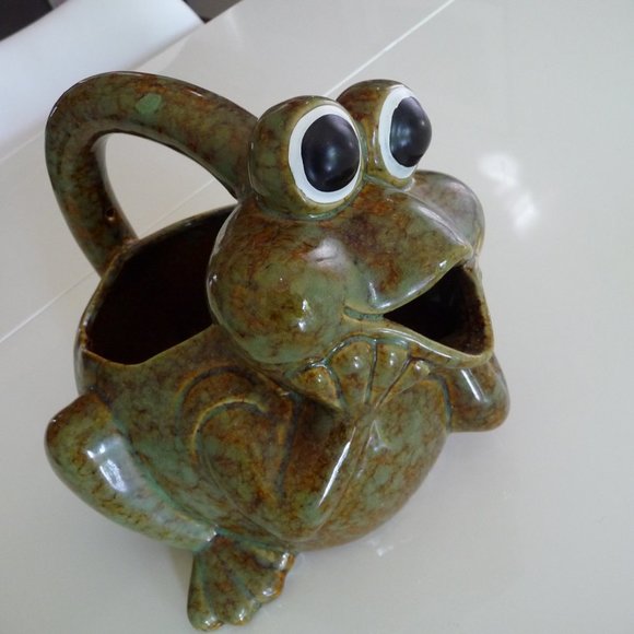 GORGEOUS FUNKY MID CENTURY CERAMIC WATERING POT MADE BY BIRD BRAIN - Picture 3 of 6